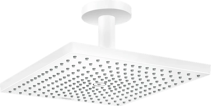 Hansgrohe Raindance E 300 1jet Kopfbrause mit Deckenanschluss mattweiß