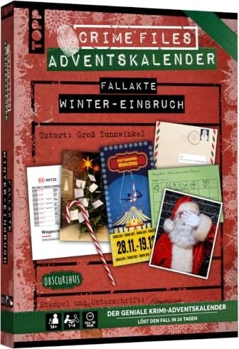 frechverlag Crime Files - Fallakte: Winter-Einbruch Krimi-Adventskalender