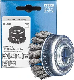 Pferd POS TBG 65/X-LOCK ST 0.35 Topfbürste gezopft, 65mm, 1 Stück