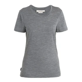 Icebreaker Merino Tech Lite II Funktionsshirt kurzarm gritstone heather (Damen)