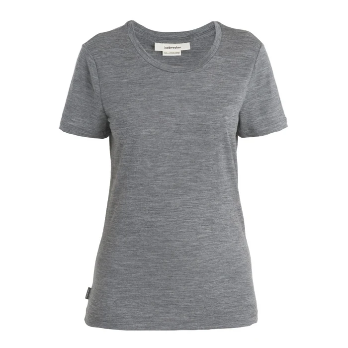 Icebreaker Merino Tech Lite II Funktionsshirt kurzarm gritstone heather (Damen)