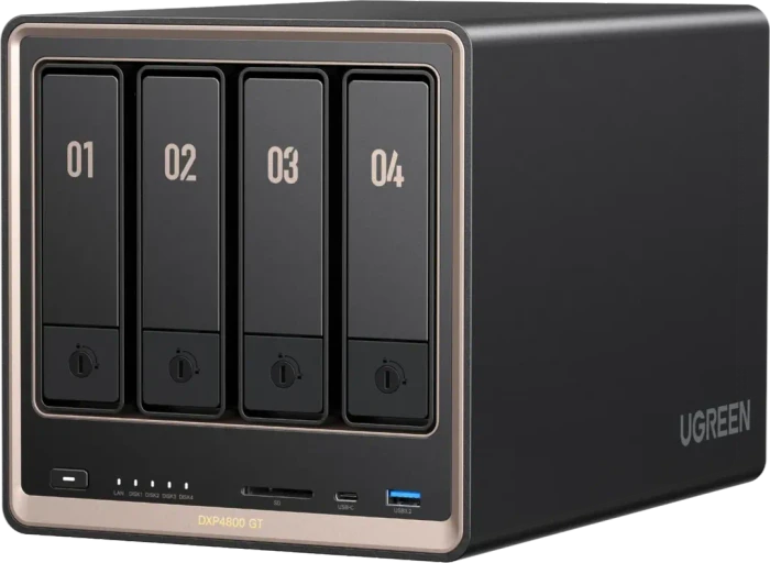 Ugreen NASync DXP4800 GT, 8GB RAM, 2x RJ-45 10GBase-T, 1x USB-C 3.1