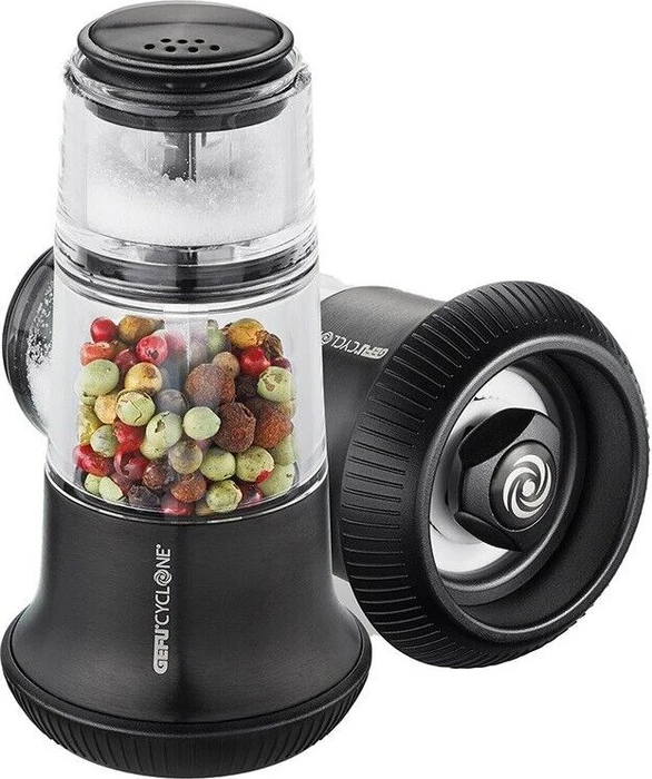 Gefu X-PLOSION Pfeffermühle mit Salzstreuer schwarz