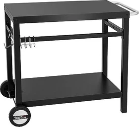 Royal Gourmet PC3401BE-G 3-Etagen-Servierwagen schwarz