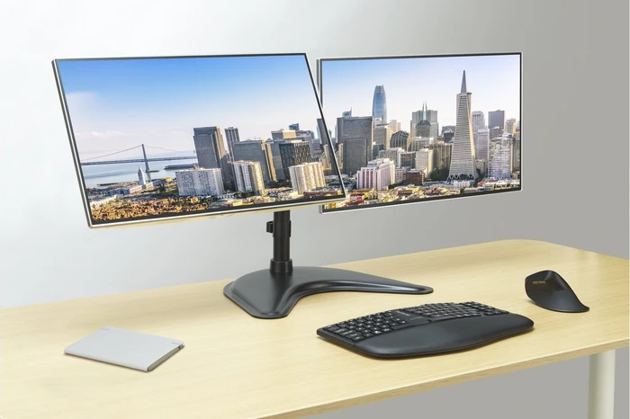 Kensington SmartFit Ergo Freistehender Dual Monitorarm schwarz