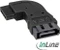 InLine SATA Adapter, SATA Stecker auf Buchse, rechts gewinkelt Vorschaubild