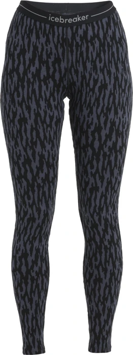 Icebreaker 260 Vertex Thermo-Leggings Glacial Flow Hose lang graphite/black (Damen)
