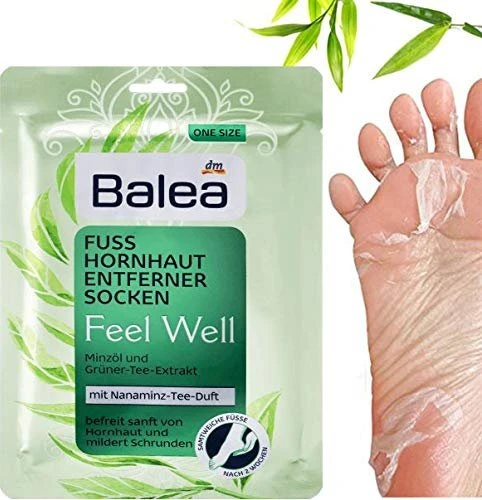 Balea Feel Well Fuß Hornhautentferner Socken, 2 Stück
