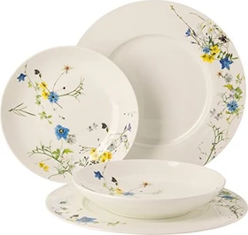 Rosenthal Brillance Bone China Fleurs des Alpes Tafelservice, 4-tlg.