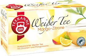 Teekanne Weißer Tee Mango-Zitrone Tee Beutel, 20 Stück
