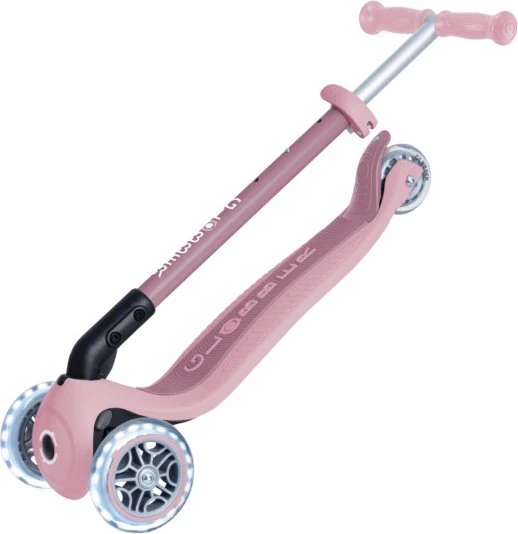 Globber Primo Foldable Lights Ecologic Kickboard berry