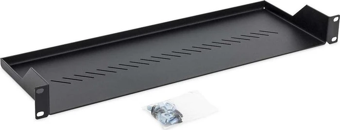 Triton Fachboden perforiert, schwarz, 1HE