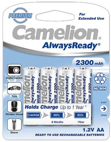 Camelion AlwaysReady Mignon AA NiMH 2300mAh, 4er-Pack