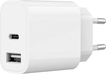 Gembird Universal-USB-Ladegerät mit 2 Anschlüssen (A+C) 2.4A