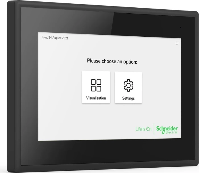 Schneider Electric SpaceLogic KNX Touch IP 7" Smart Screen schwarz
