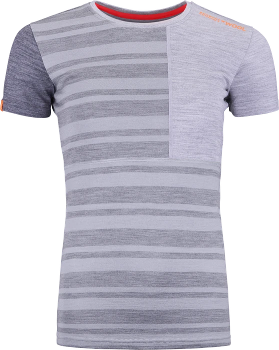 Ortovox 185 Rock'N'Wool Funktionsshirt kurzarm grey blend (Damen)