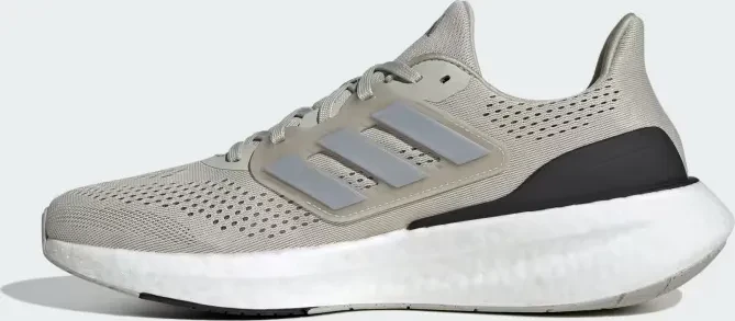 adidas Pureboost 23 putty grey/silver metallic/core black (Herren)