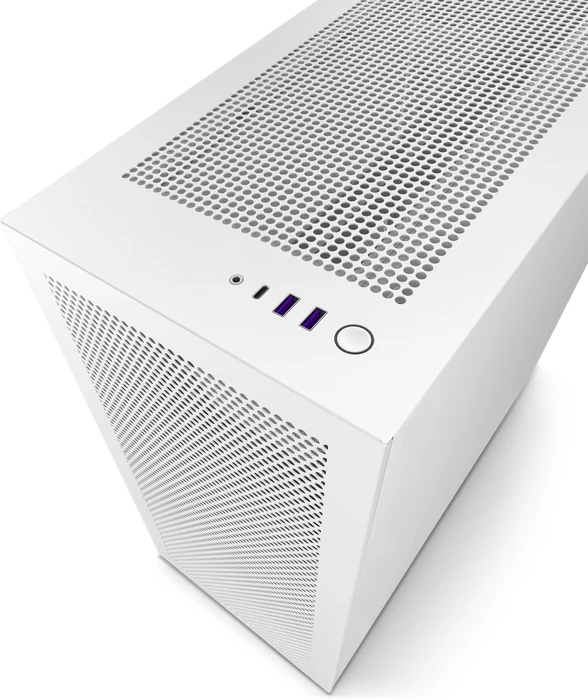 NZXT H7 Flow White, weiß, Glasfenster