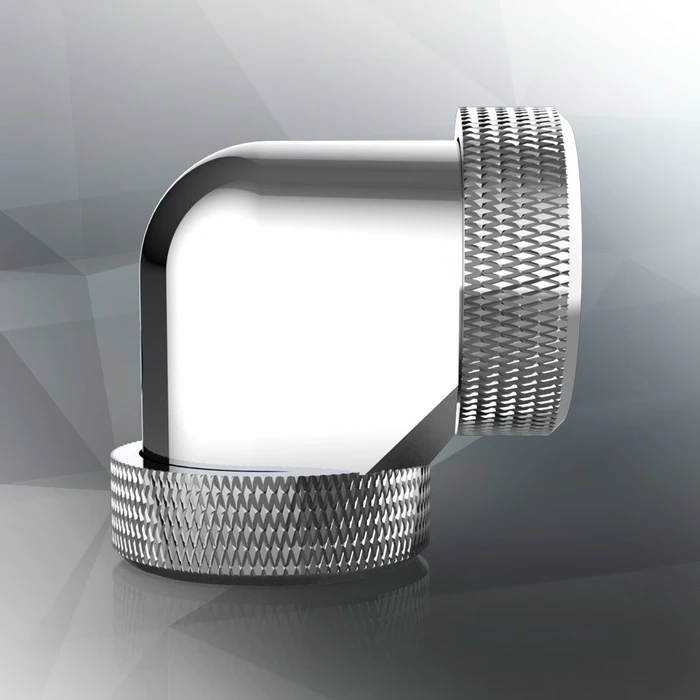Raijintek Pelias D140906 L-Verbinder 90° 14mm, silber, 6er-Pack