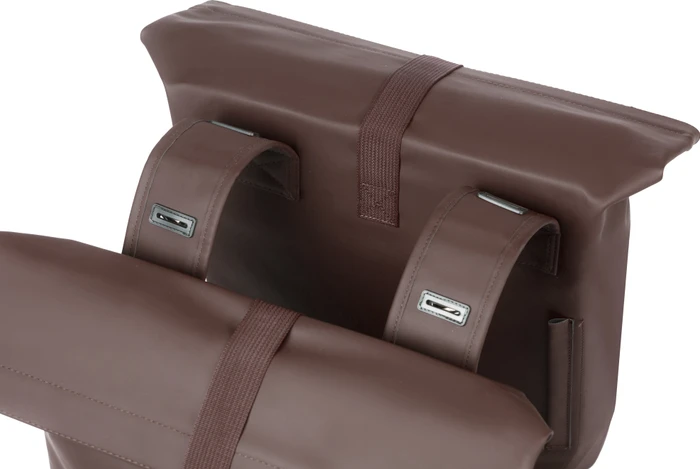 Basil City Doppeltasche Gepäcktasche roasted brown