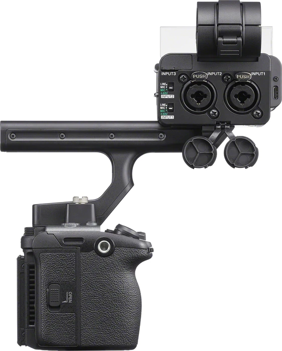 Sony ILME-FX5 mit XLR-Griffeinheit