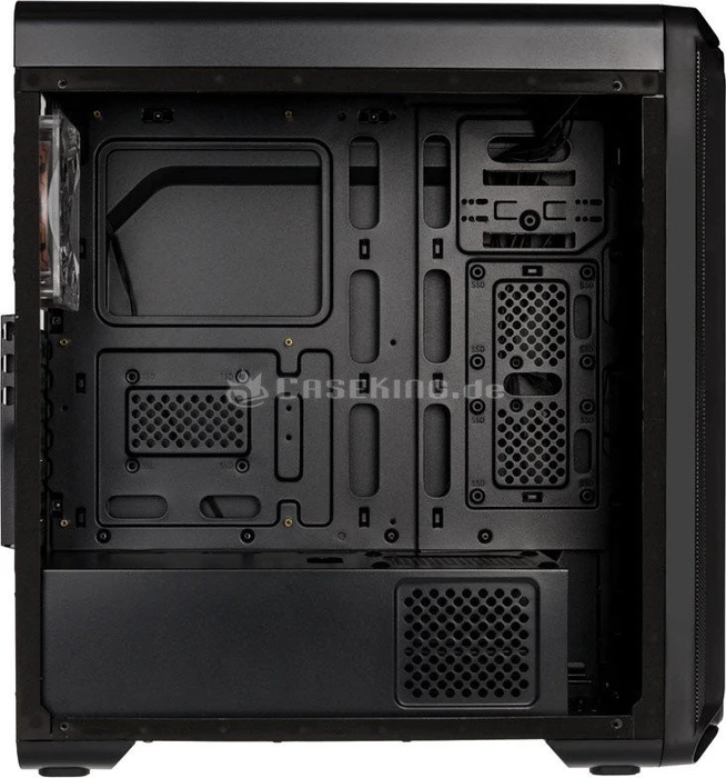 Zalman i3, schwarz, Acrylfenster