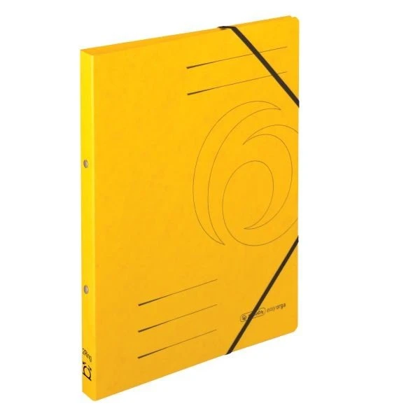 Herlitz Ringbuch 2-Ring Colorspan, 25mm, A4, gelb