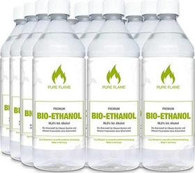 Pure Flame Premium Bioethanol, 12l (12x 1l)