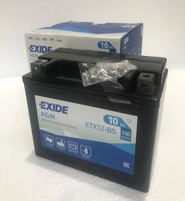 Exide Bike AGM YTX12-BS