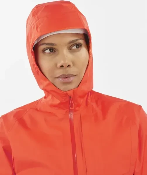 Salomon Bonatti Waterproof Funktionsjacke cherry tomato (Damen)