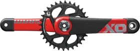 SRAM X01 DH Dub 34 Zähne Kurbelgarnitur 170mm rot