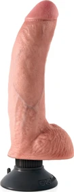 Pipedream King Cock 9" Vibrating Cock with Balls flesh