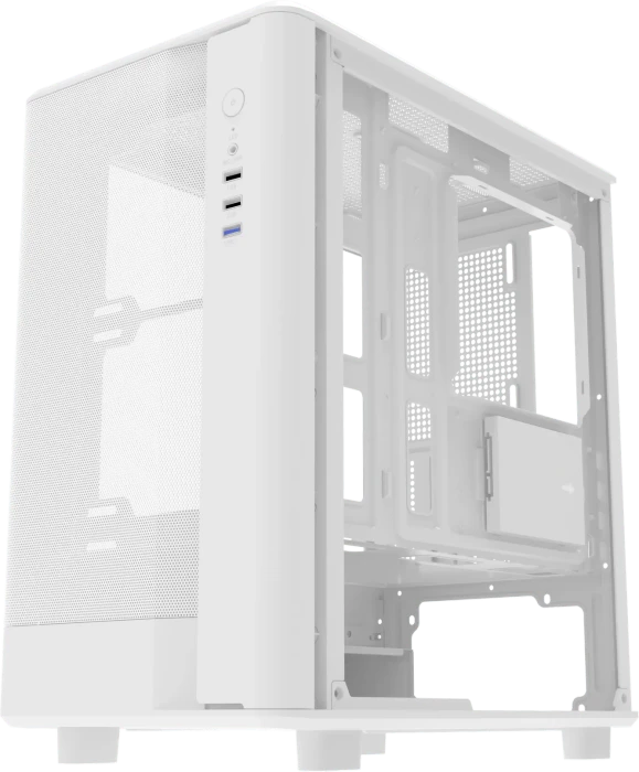 DarkFlash DB330M Mesh White, Glasfenster
