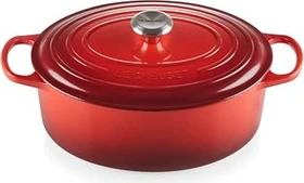 Le Creuset Signature Gusseisen Bräter oval 31cm kirschrot