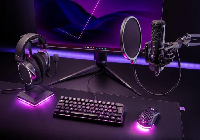 ISY IGM-5000-BK Ultralight Wireless RGB Gaming Maus schwarz, USB