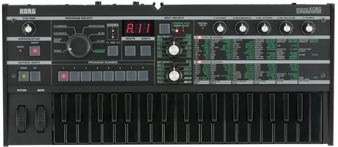 Korg microKORG BKBK Limited Edition schwarz/schwarz