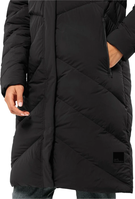 Jack Wolfskin Marienplatz Funktionsmantel schwarz (Damen)