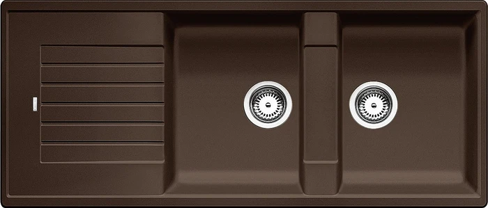 Blanco Zia 8 S Doppelspüle reversibel cafe