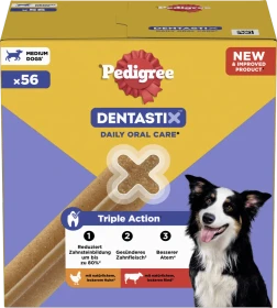 Pedigree Dentastix, Daily Oral Care mittelgroße Hunde, 56 Stück