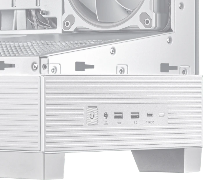 ASUS A31 Plus TG ARGB White, Glasfenster