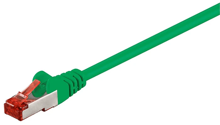 MicroConnect Patchkabel, Cat6, S/FTP, RJ-45/RJ-45, 0.15m, grün