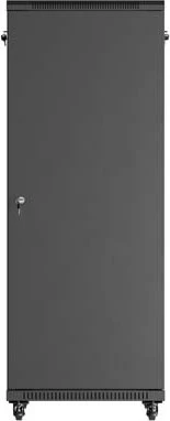 Lanberg 19" Rackschrank 32HE, freistehend, Flat Pack, Glastür, IP20, RAL 9004, 800mm tief