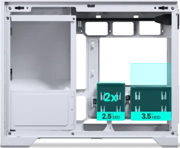 Phanteks XT V3 White, weiß, Glasfenster