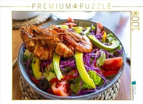 Calvendo Frische Sri Lanka Bowl mit gegrillten Garnelen - Tropisches Food Art Design