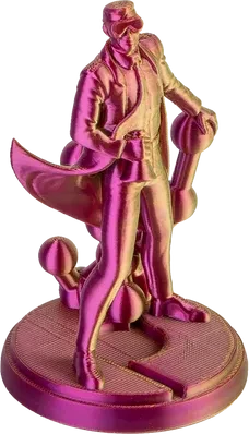 Polymaker PolyLite Silk PLA, Lime-Magenta, Spule, 1.75mm, 1.00kg