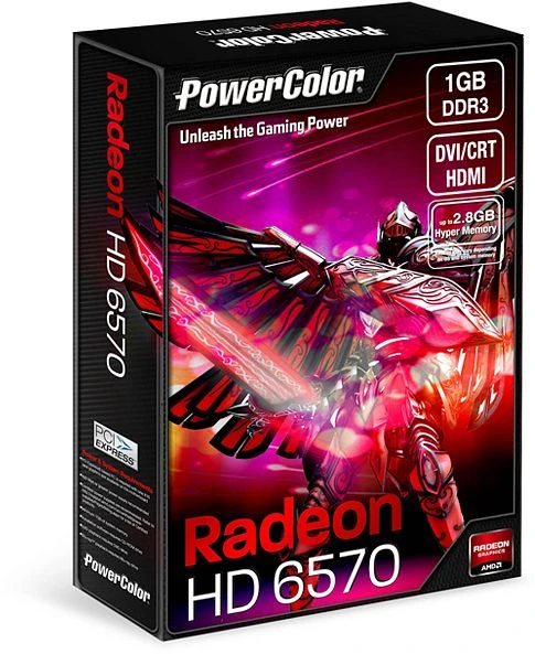 PowerColor Radeon HD 6570, 1GB DDR3, VGA, DVI, HDMI
