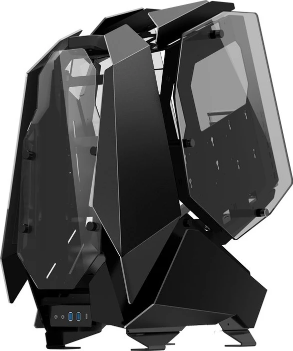 Jonsbo Mod5, schwarz, Glasfenster