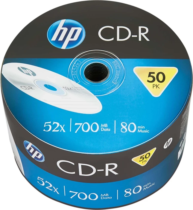 HP CD-R 80min/700MB, 52x, 50er Pack