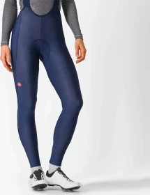 Castelli Espresso DT Bibtight Fahrradhose lang belgian blue (Damen)