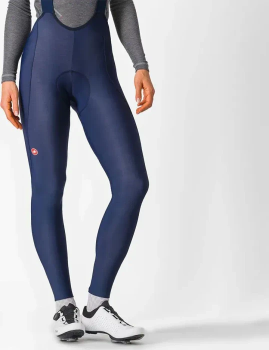 Castelli Espresso DT Bibtight Fahrradhose lang belgian blue (Damen)